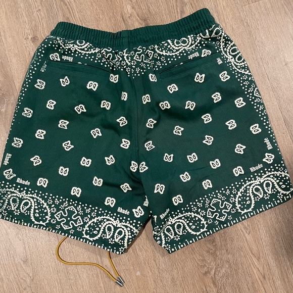 Rhude Paisely Bandana Print Drawstring Shorts Small - Picture 3 of 9